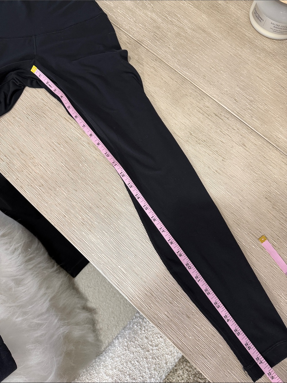 Lululemon align high rise black leggings long inseam lulu like new 4 28” - Picture 8 of 10
